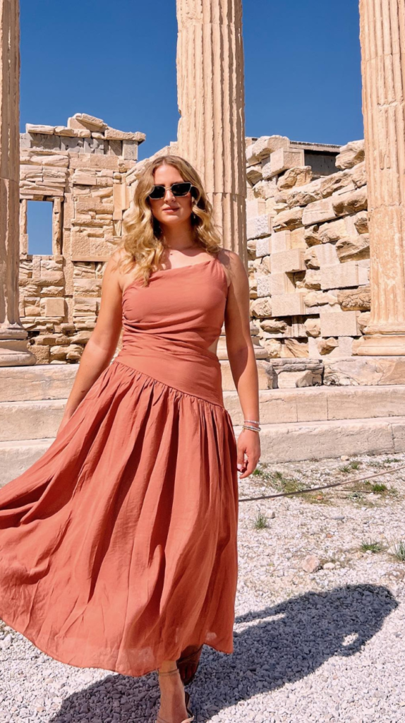 Earthy Greek Dress